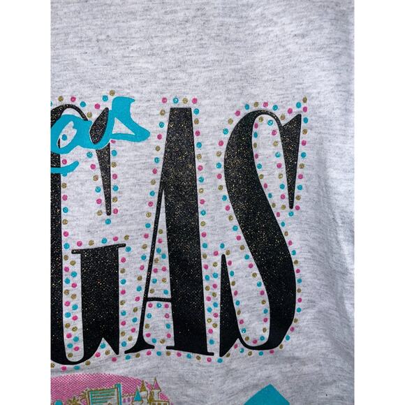 Vintage Las Vegas Shirt Signal Sports Tee 90s Neon Tourist Graphic Ringer Large - Picture 4 of 13